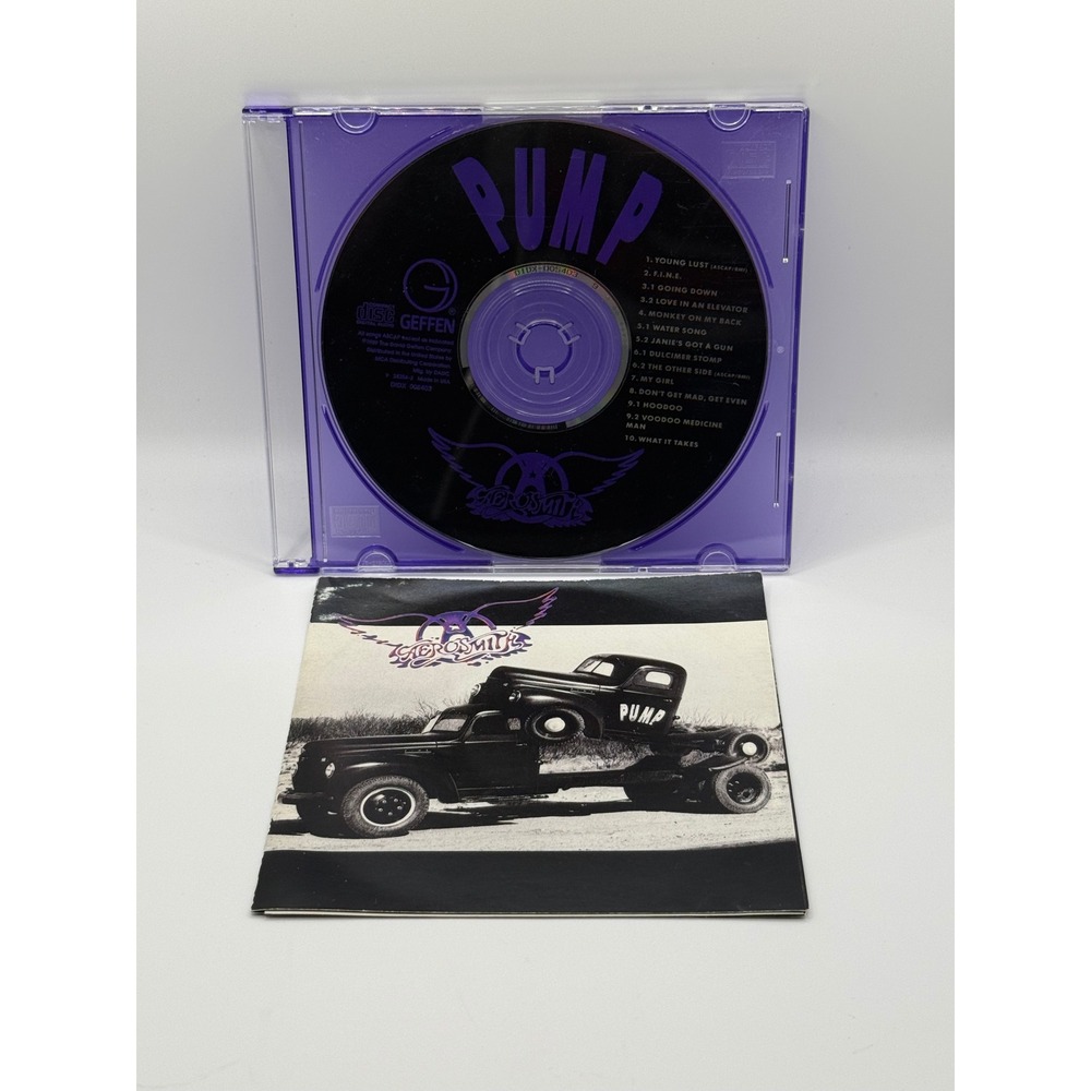 Aerosmith Pump CD 1989 Geffen Records Hard Rock Love in an Elevator 9 24254-2